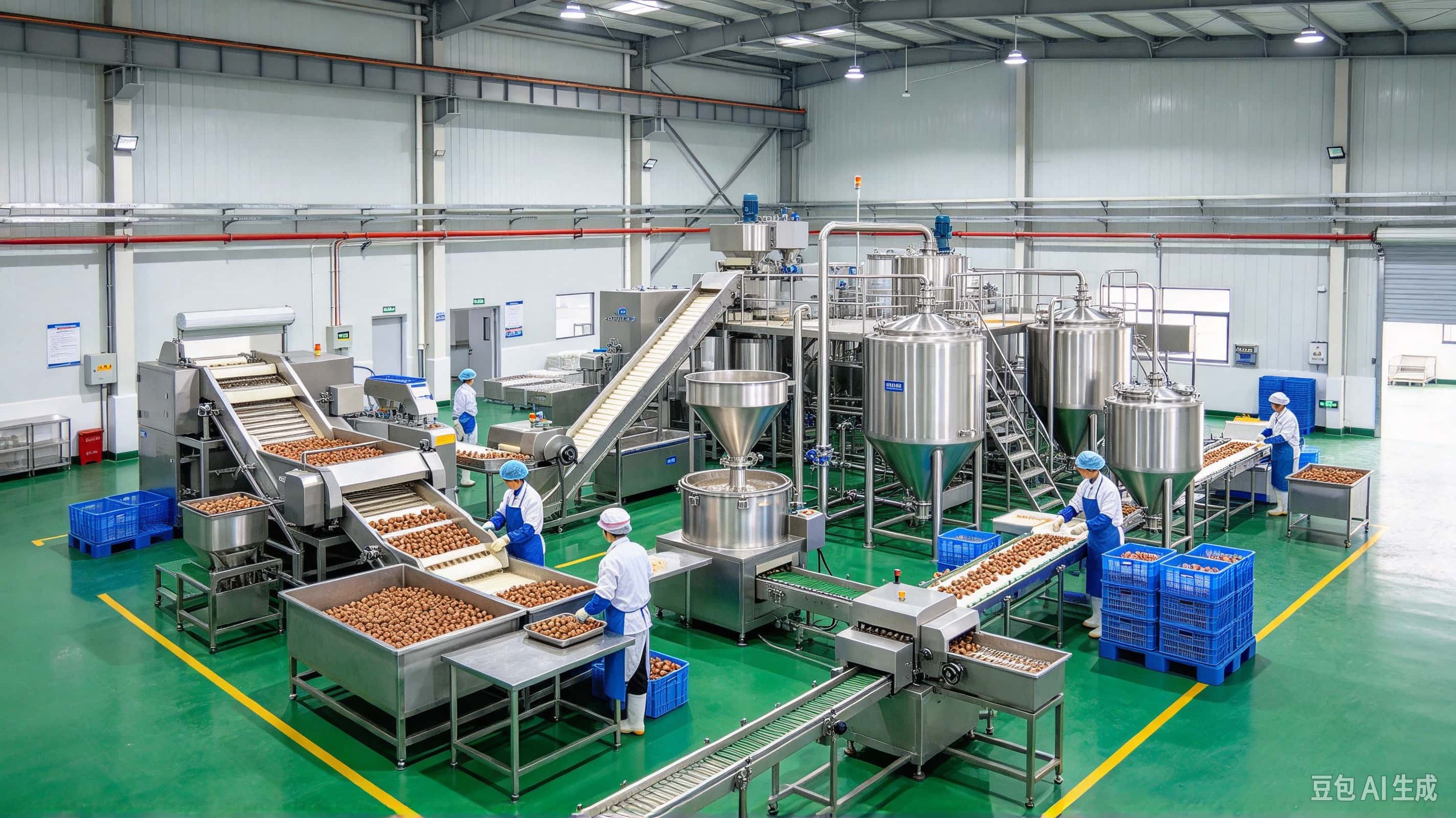 核桃深加工车间 核桃深加工车间